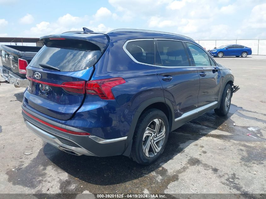 2022 Hyundai Santa Fe Sel VIN: 5NMS24AJ9NH455910 Lot: 39201525