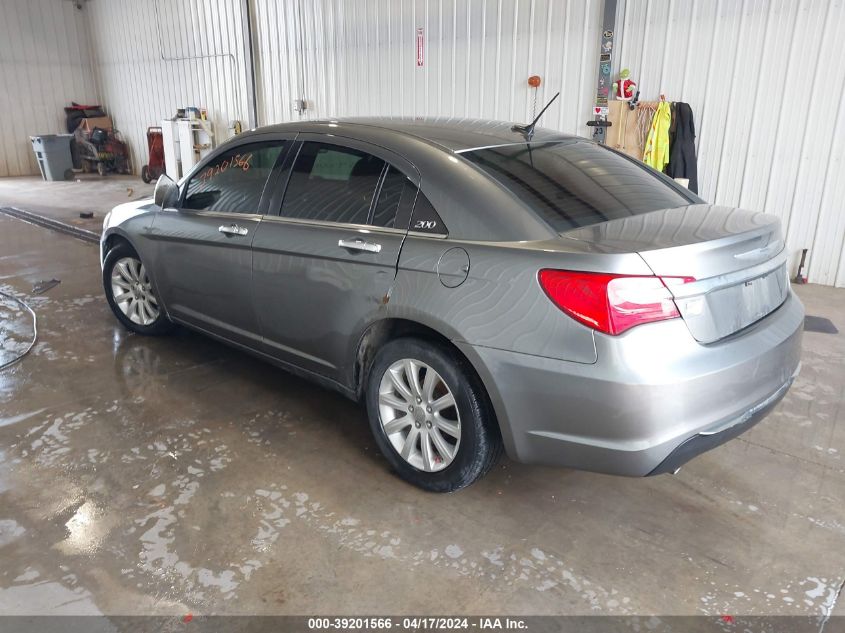 2013 Chrysler 200 Limited VIN: 1C3CCBCGXDN702252 Lot: 39236572