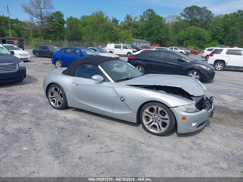 2005 BMW Z4 3.0I VIN: 4USBT53505LU10057 Lot: 39201578