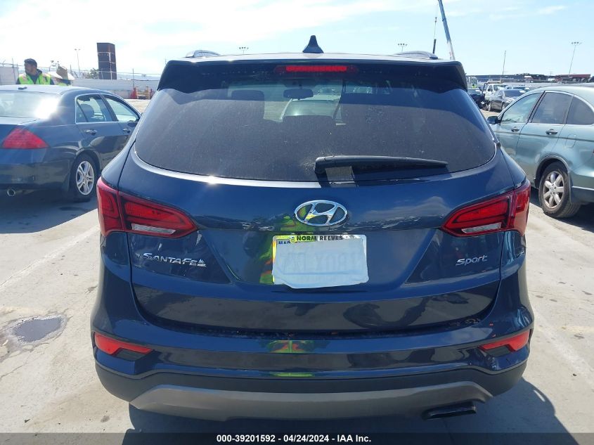 2017 Hyundai Santa Fe Sport 2.4L VIN: 5NMZU3LB4HH012853 Lot: 39201592