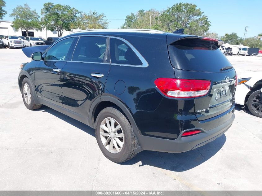 2016 Kia Sorento 2.4L Lx VIN: 5XYPGDA39GG106073 Lot: 39201666