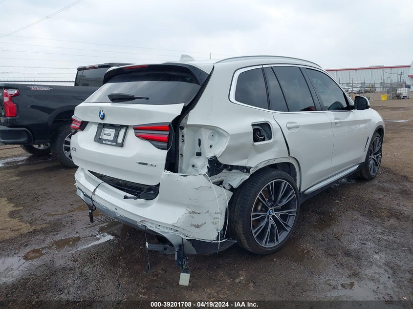 2022 BMW X3 2.0L I-4 DI, DOHC, V(VIN: 5UX43DP08N9K88499