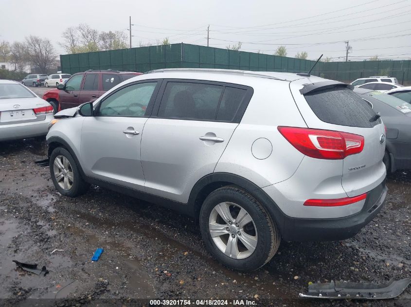 2011 Kia Sportage Lx VIN: KNDPB3A23B7049570 Lot: 39201754