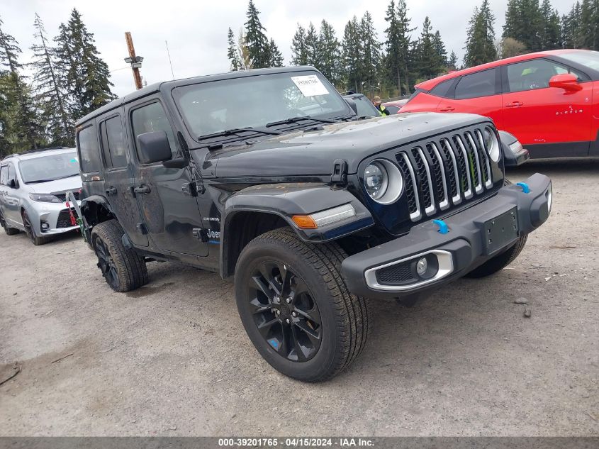 2023 Jeep Wrangler 4Xe Sahara 4X4 VIN: 1C4JJXP67PW630755 Lot: 39201765