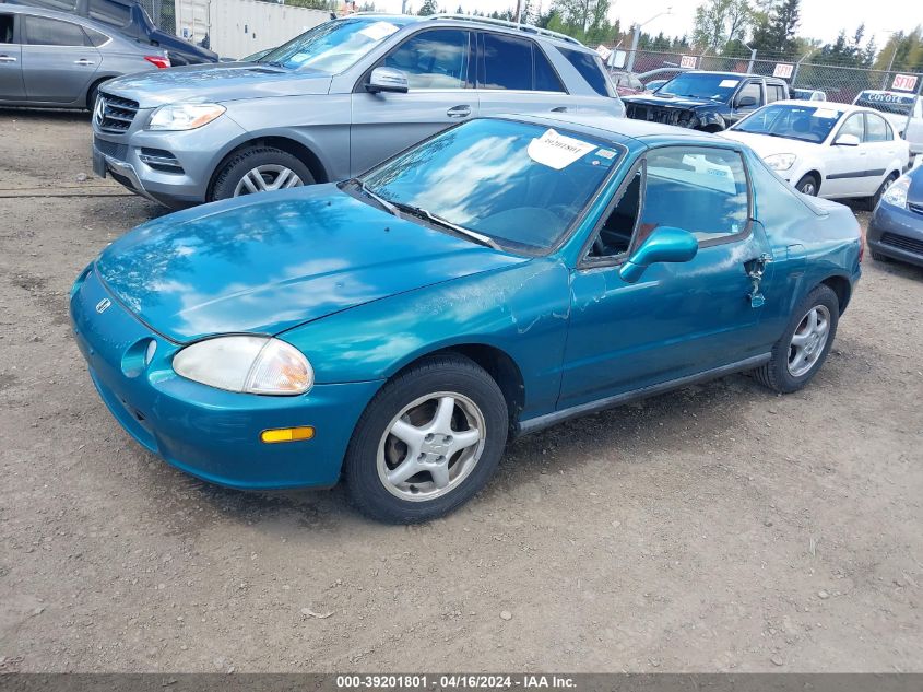 1995 Honda Civic Del Sol Si VIN: JHMEH6260SS000850 Lot: 39201801