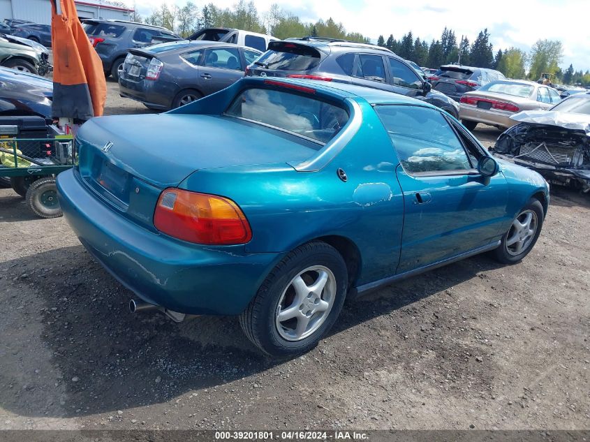 1995 Honda Civic Del Sol Si VIN: JHMEH6260SS000850 Lot: 39201801