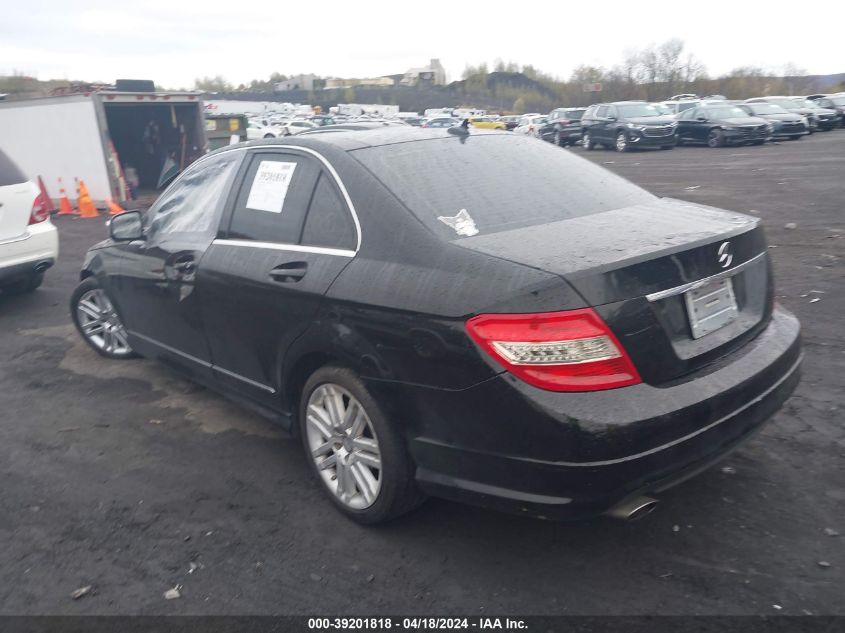 2009 Mercedes-Benz C 300 Luxury 4Matic/Sport 4Matic VIN: WDDGF81X69F232383 Lot: 39236455
