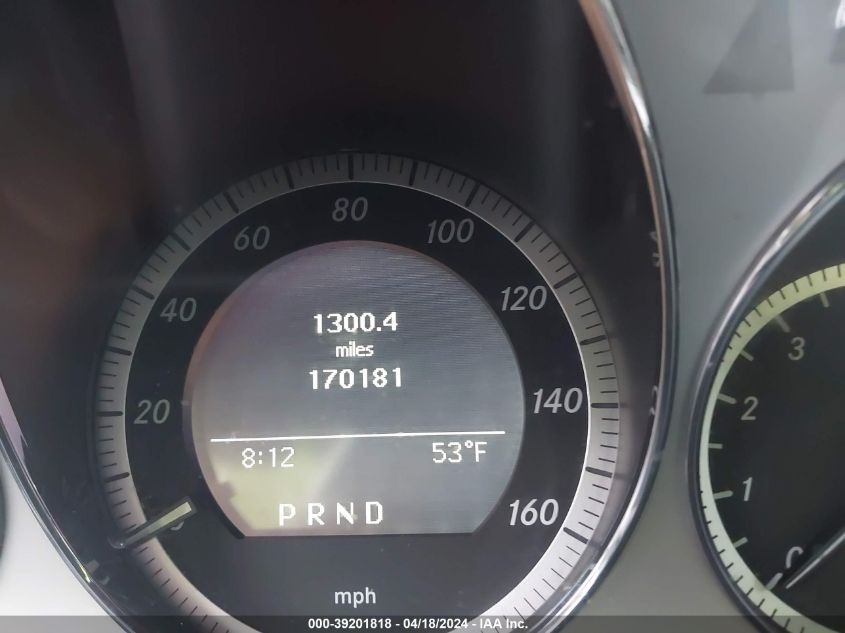 2009 Mercedes-Benz C 300 Luxury 4Matic/Sport 4Matic VIN: WDDGF81X69F232383 Lot: 39236455