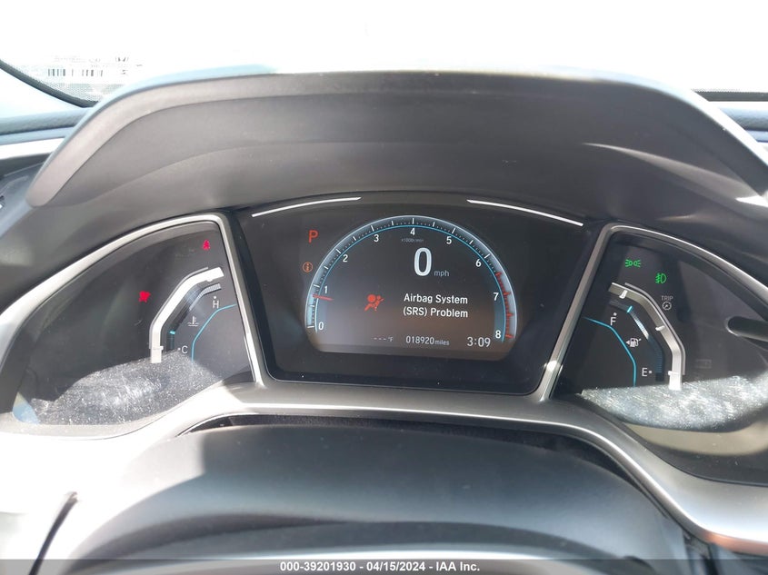 VIN 19XFC1F76ME002814 2021 HONDA CIVIC EX-L
