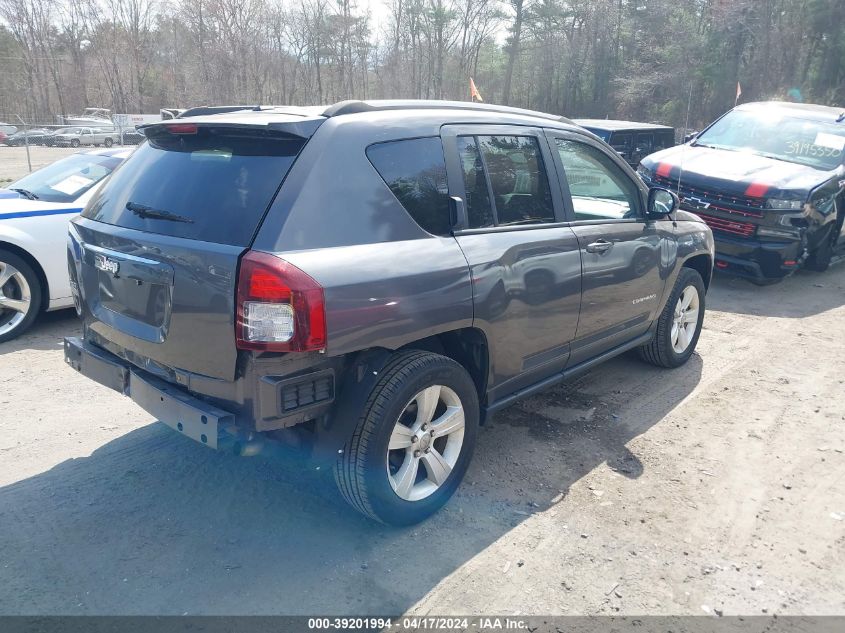 2016 Jeep Compass Sport VIN: 1C4NJDBB3GD637833 Lot: 39201994