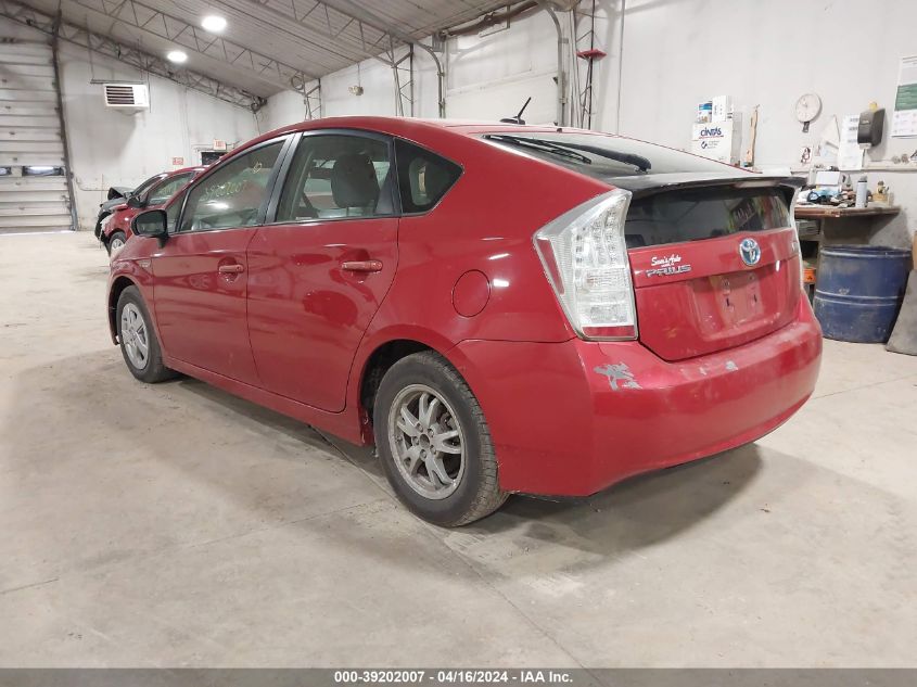 JTDKN3DUXA0192182 | 2010 TOYOTA PRIUS