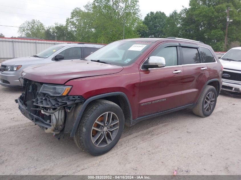 2017 Jeep Grand Cherokee Limited 4X2 VIN: 1C4RJEBG0HC867744 Lot: 39202032