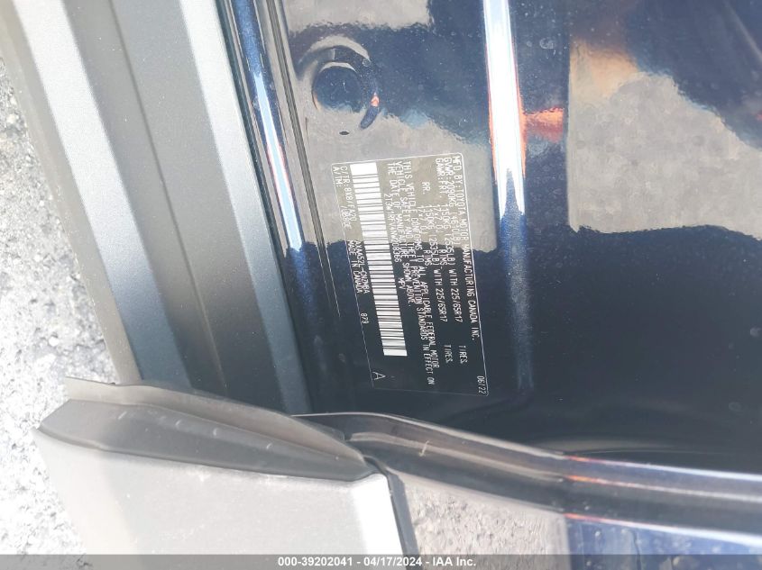 2022 Toyota Rav4 Xle VIN: 2T3W1RFV4NW208366 Lot: 49886994