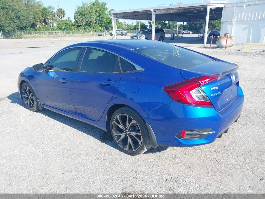 2HGFC2F84KH586003 | 2019 HONDA CIVIC