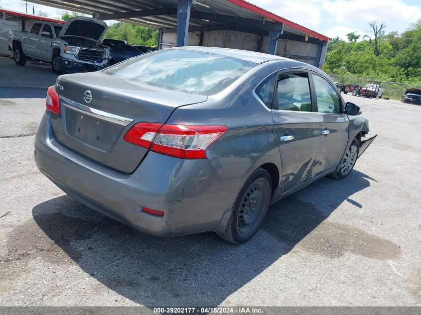 2015 Nissan Sentra S VIN: 3N1AB7AP3FY266259 Lot: 39202177