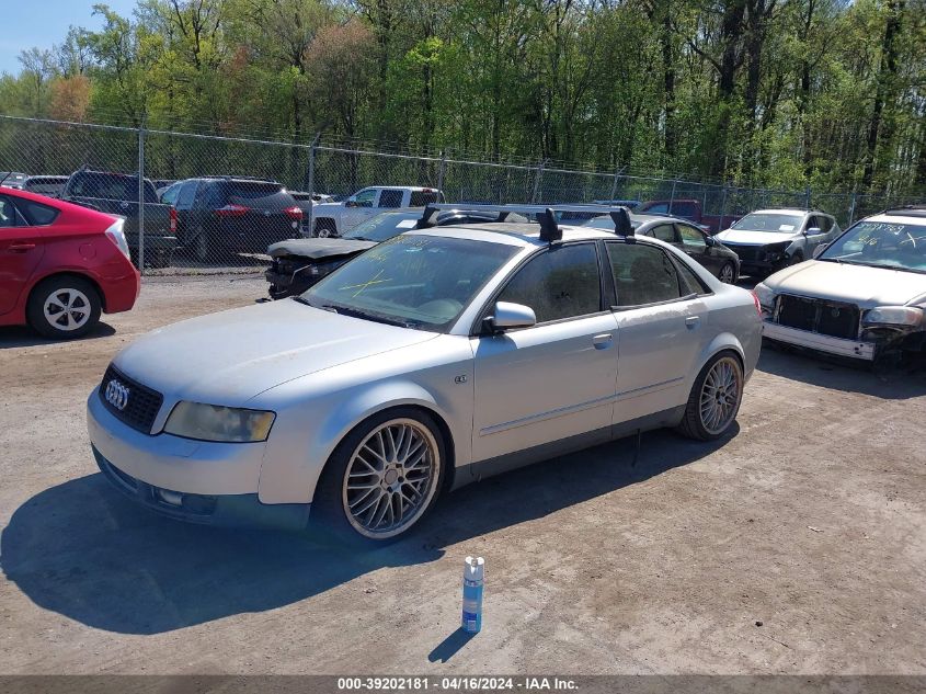 WAULC68E03A228339 | 2003 AUDI A4