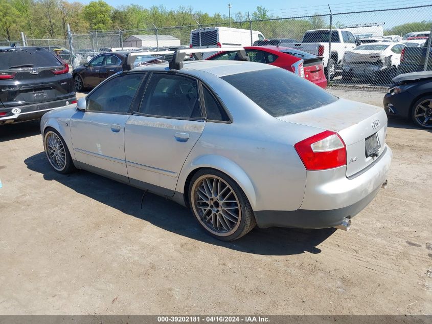 WAULC68E03A228339 | 2003 AUDI A4