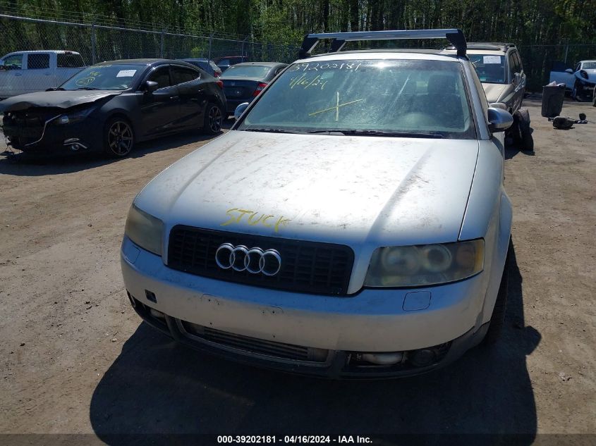 WAULC68E03A228339 | 2003 AUDI A4