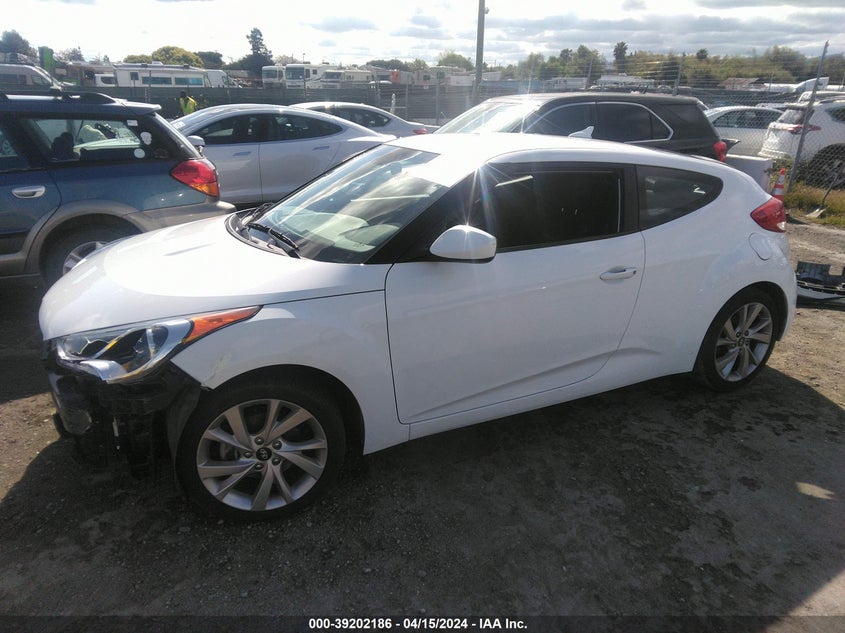 2016 Hyundai Veloster VIN: KMHTC6AD5GU248459 Lot: 39202186