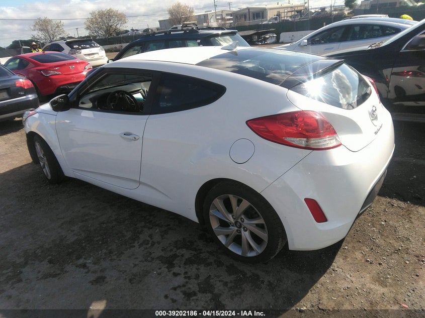 2016 Hyundai Veloster VIN: KMHTC6AD5GU248459 Lot: 39202186