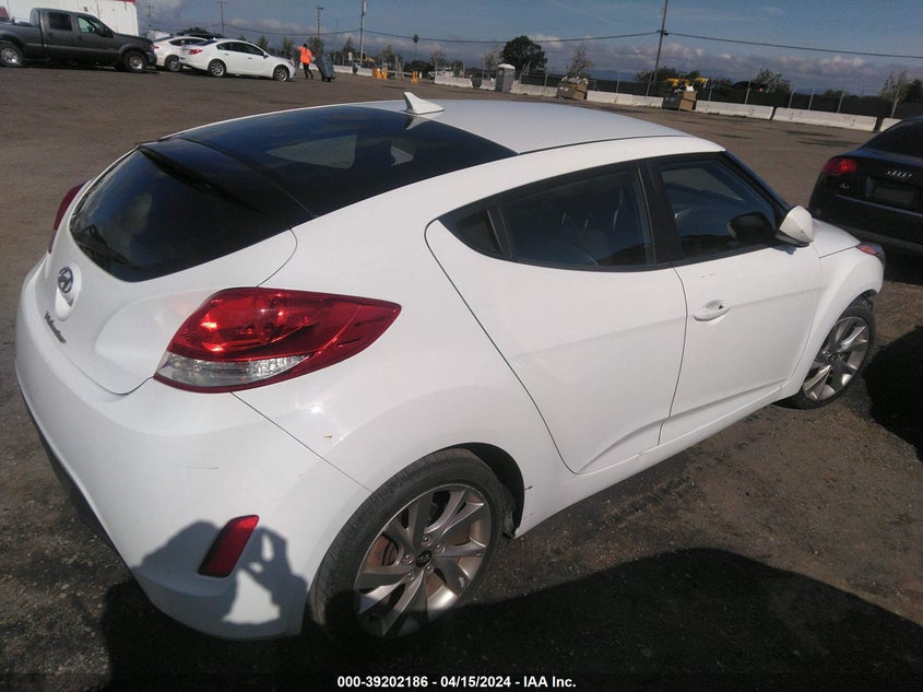 2016 Hyundai Veloster VIN: KMHTC6AD5GU248459 Lot: 39202186