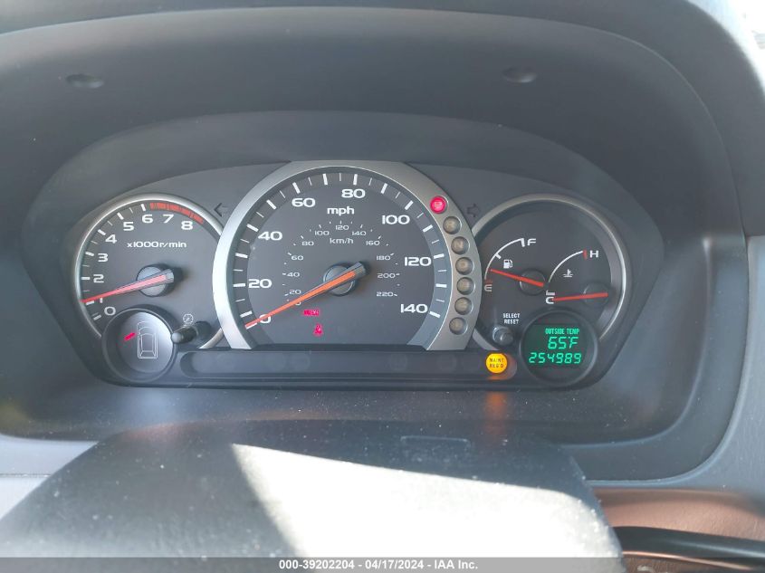 2005 Honda Pilot Ex-L VIN: 2HKYF18625H516502 Lot: 39202204