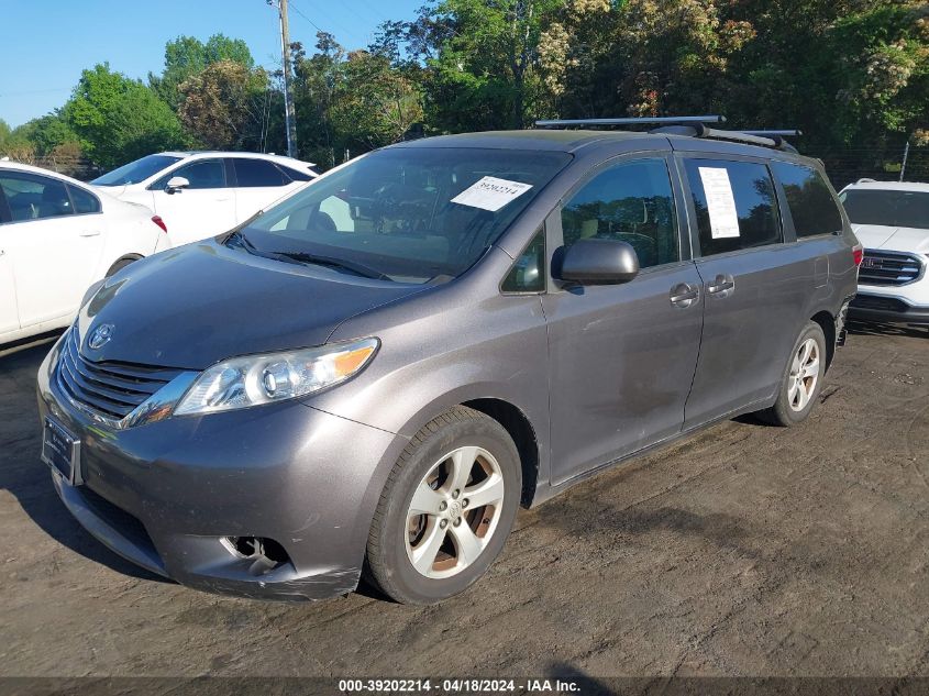 2016 Toyota Sienna Le 8 Passenger VIN: 5TDKK3DC7GS720444 Lot: 39202214