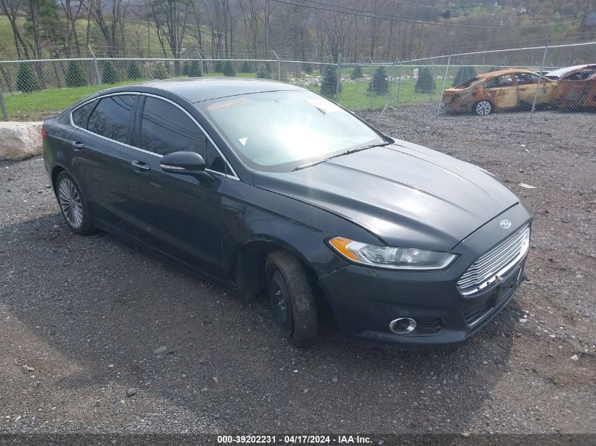 2013 Ford Fusion Titanium VIN: 3FA6P0D95DR126428 Lot: 39202231