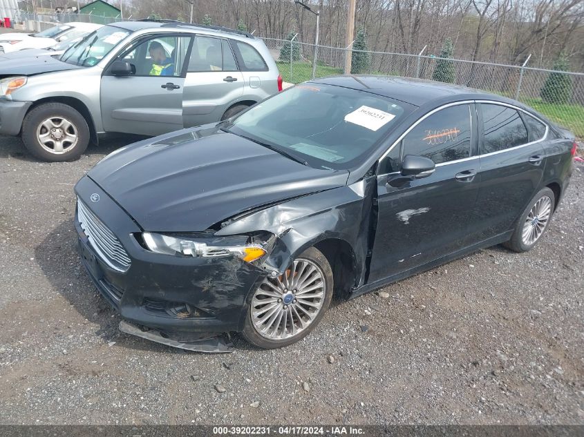 2013 Ford Fusion Titanium VIN: 3FA6P0D95DR126428 Lot: 39202231