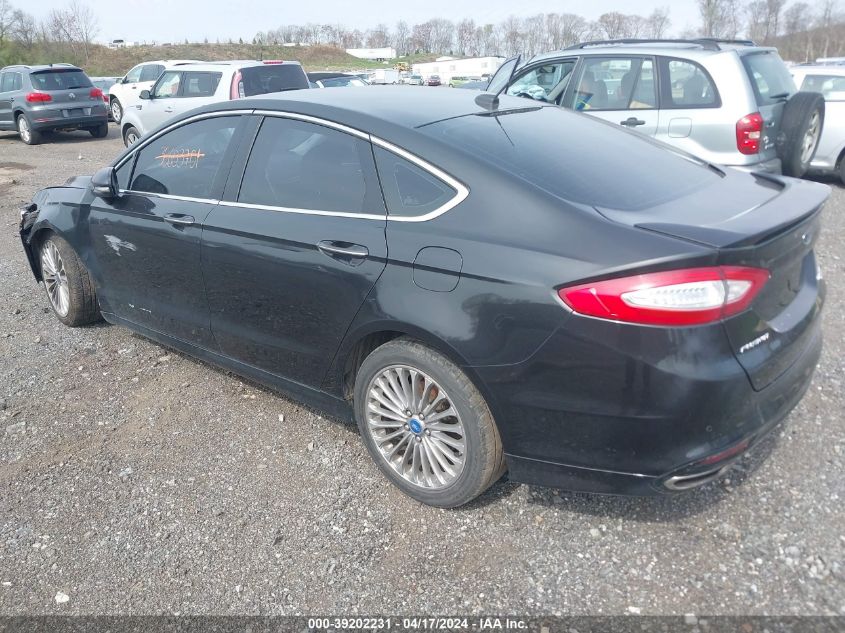 2013 Ford Fusion Titanium VIN: 3FA6P0D95DR126428 Lot: 39202231