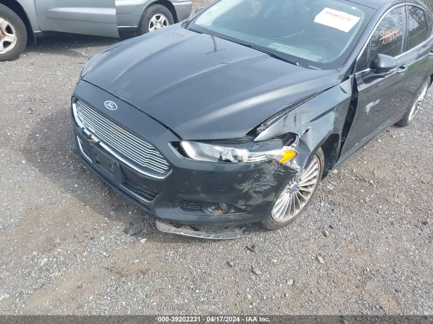 2013 Ford Fusion Titanium VIN: 3FA6P0D95DR126428 Lot: 39202231