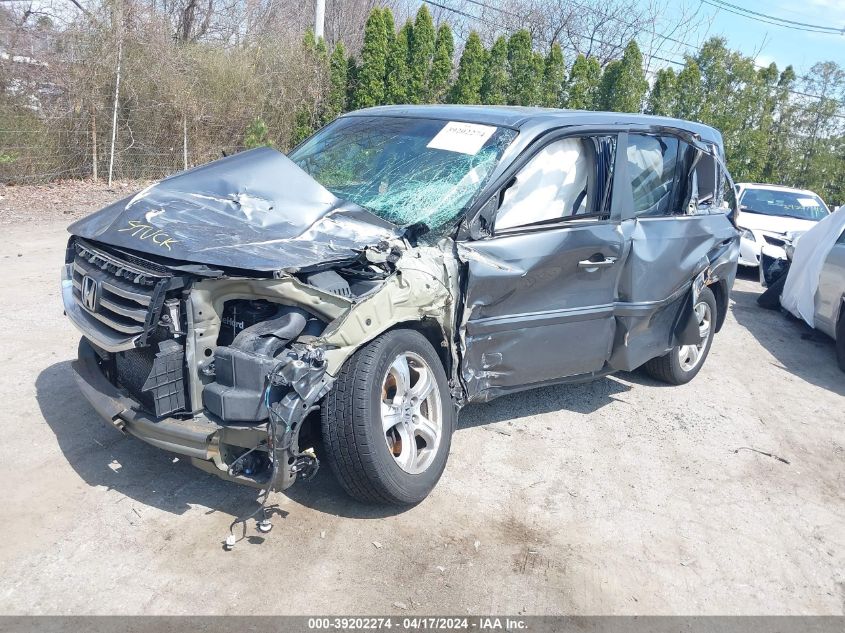 2013 Honda Pilot Ex VIN: 5FNYF4H40DB003133 Lot: 39202274