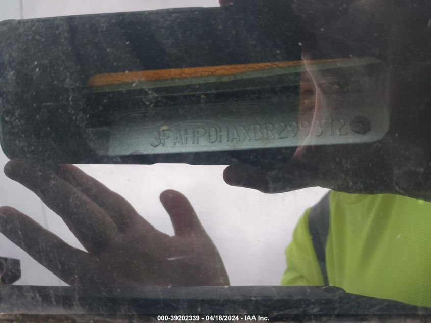 2011 Ford Fusion Se VIN: 3FAHP0HAXBR299372 Lot: 39202339