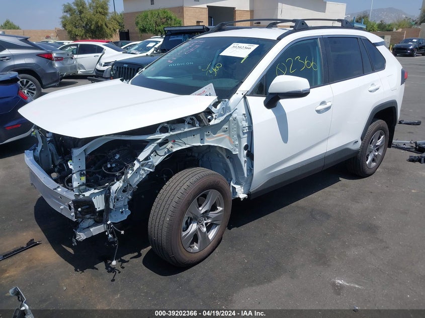 VIN 4T3RWRFV1PU105178 2023 TOYOTA RAV4 XLE HYBRID