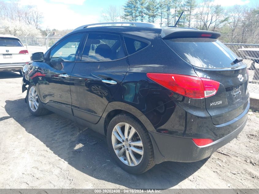 2011 Hyundai Tucson Limited VIN: KM8JUCAC7BU130724 Lot: 39202408