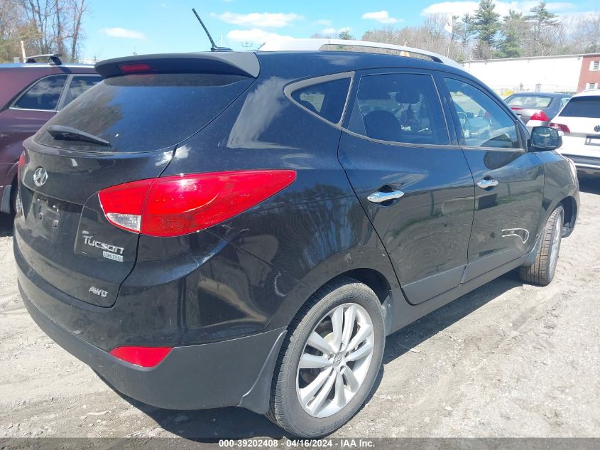 2011 Hyundai Tucson Limited VIN: KM8JUCAC7BU130724 Lot: 39202408