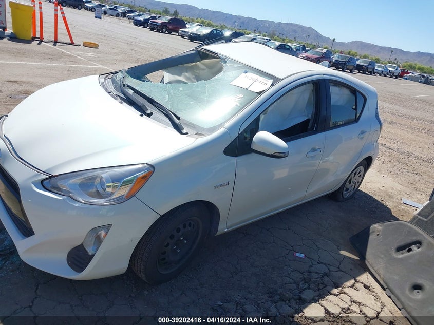 2016 Toyota Prius C VIN: JTDKDTB30G1123291 Lot: 39202416