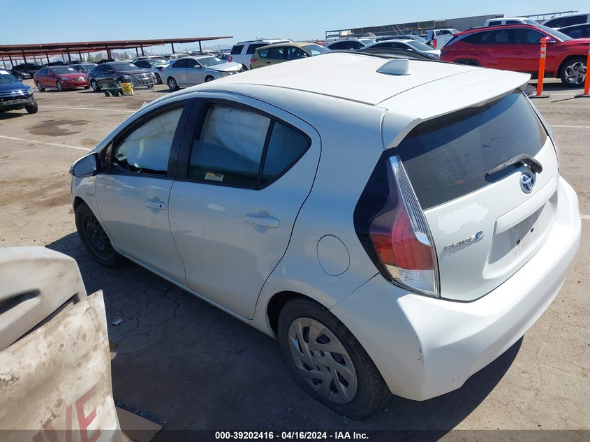 2016 Toyota Prius C VIN: JTDKDTB30G1123291 Lot: 39202416