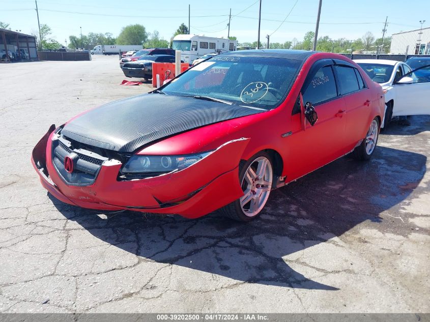 2008 Acura Tl 3.2 VIN: 19UUA66278A012180 Lot: 39202500