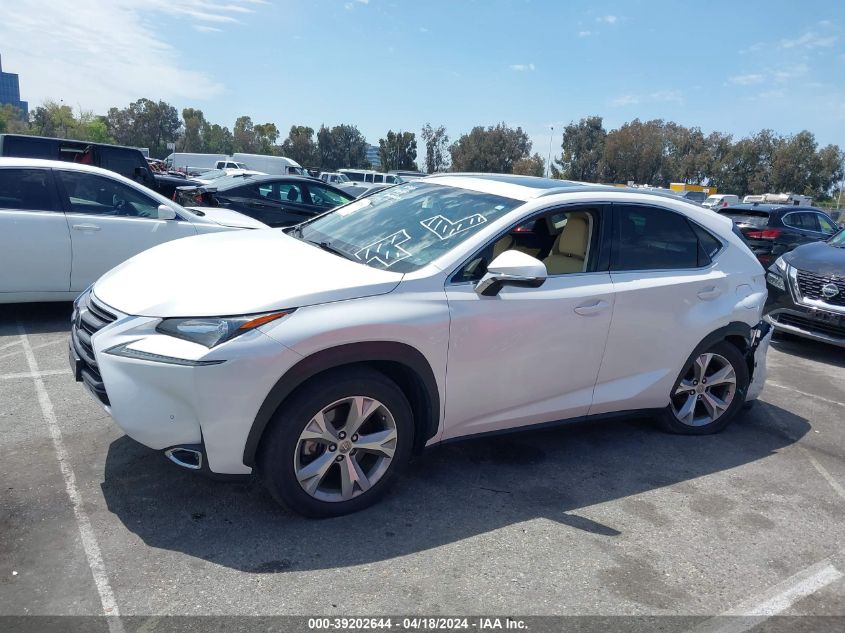 2017 Lexus Nx 200T VIN: JTJYARBZ8H2083352 Lot: 39202644