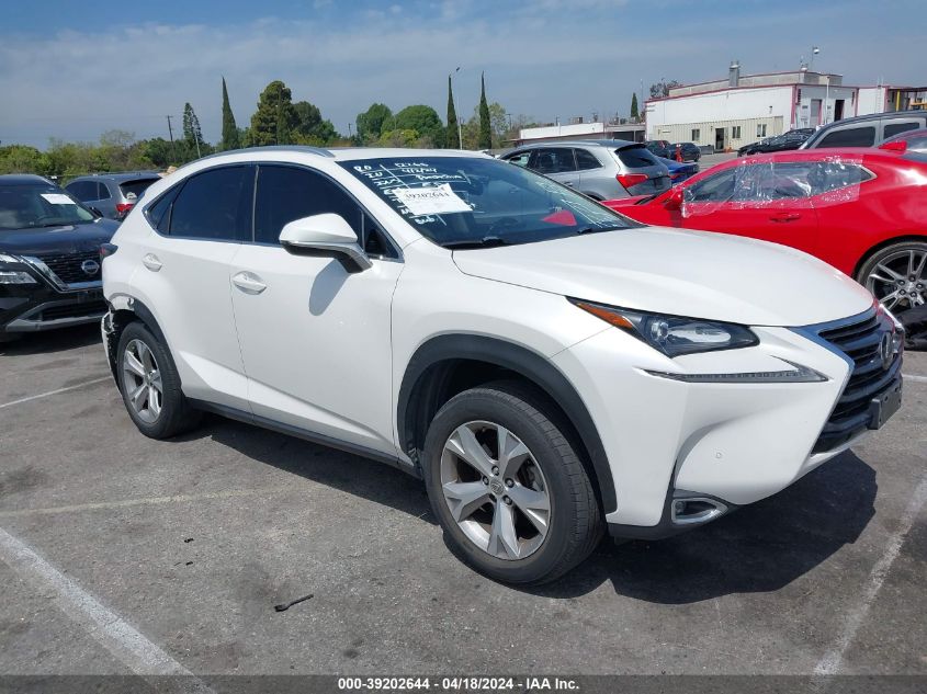 2017 Lexus Nx 200T VIN: JTJYARBZ8H2083352 Lot: 39202644