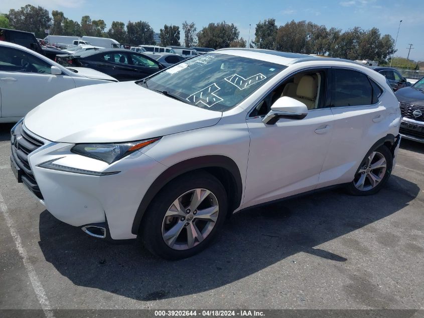 2017 Lexus Nx 200T VIN: JTJYARBZ8H2083352 Lot: 39202644