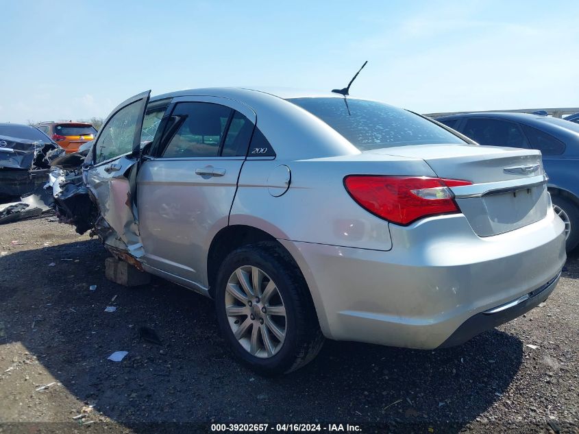 2012 Chrysler 200 Touring VIN: 1C3CCBBB1CN127687 Lot: 39202657