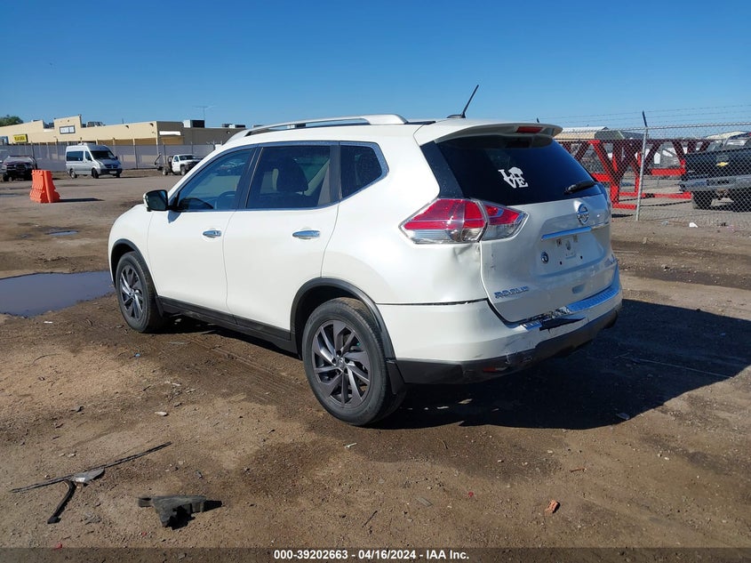 2016 NISSAN ROGUE SL - 5N1AT2MV3GC834653