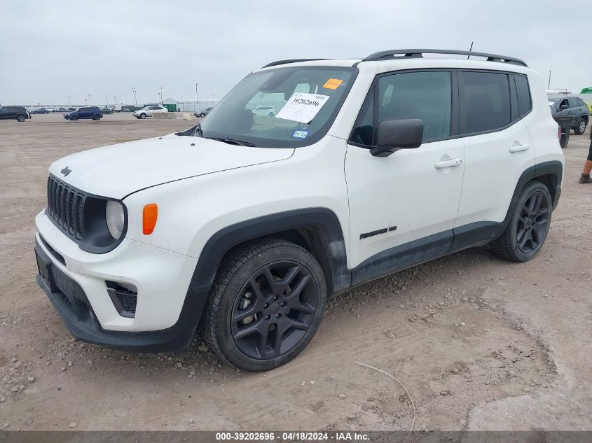 2021 Jeep Renegade Latitude Fwd VIN: ZACNJCBB2MPM62849 Lot: 39202696