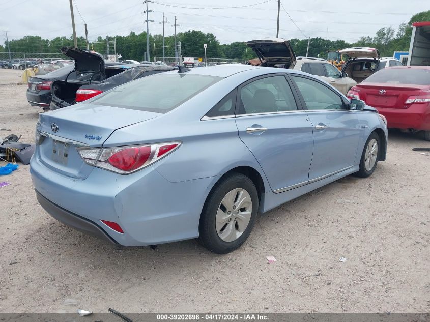 2015 Hyundai Sonata Hybrid VIN: KMHEC4A40FA120367 Lot: 39202698