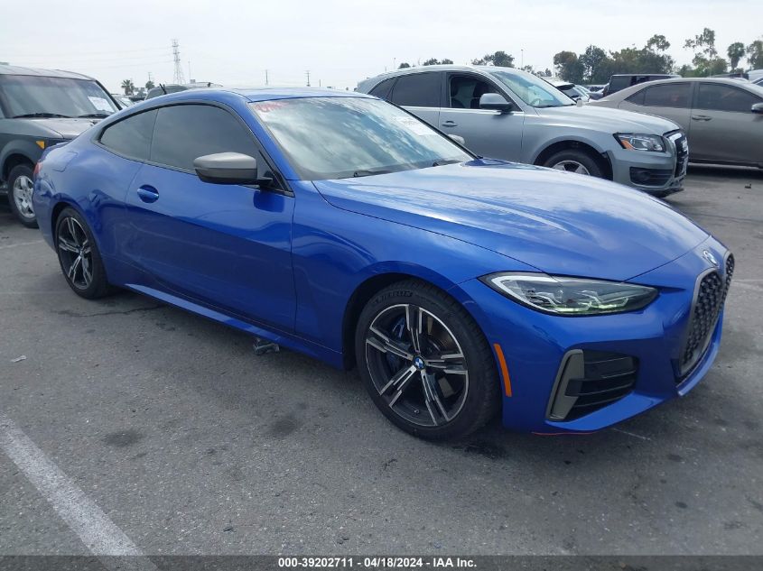 2021 BMW M440I xDrive VIN: WBA13AR05MCF19232 Lot: 39202711