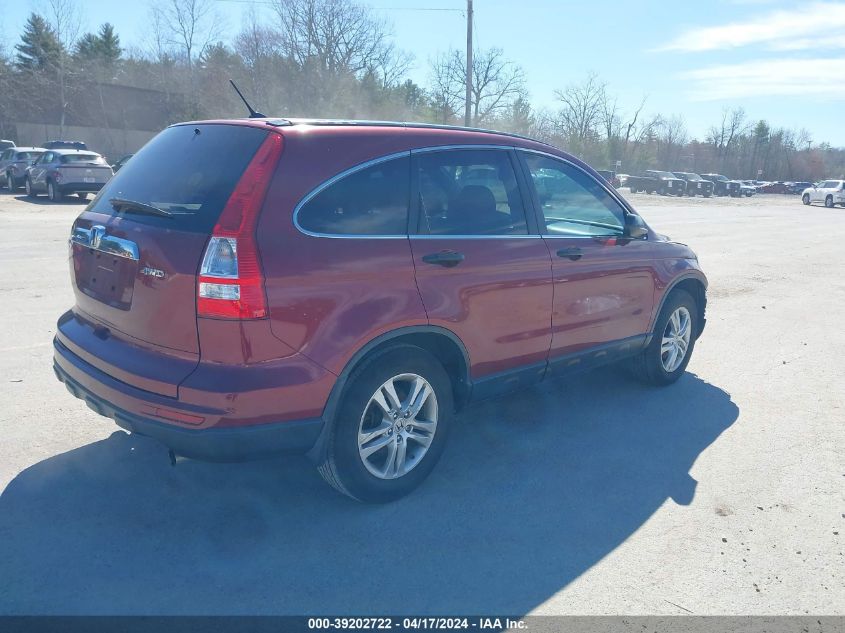 2010 Honda Cr-V Ex VIN: JHLRE4H57AC003769 Lot: 39202722