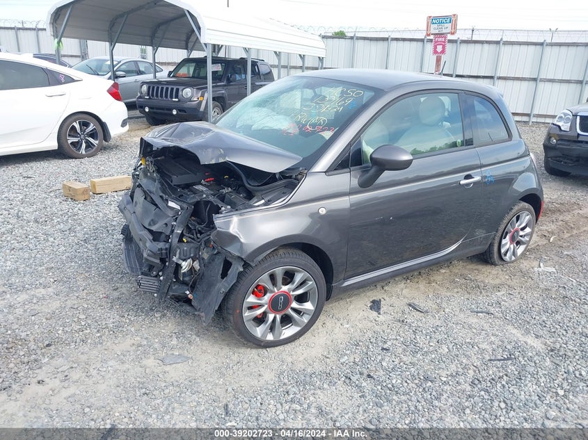 2015 Fiat 500 Sport VIN: 3C3CFFBR2FT690067 Lot: 39202723