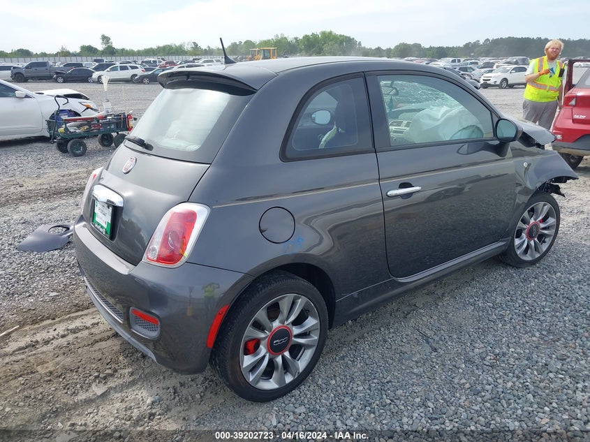 2015 Fiat 500 Sport VIN: 3C3CFFBR2FT690067 Lot: 39202723